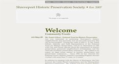 Desktop Screenshot of historicshreveport.org