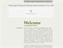 Tablet Screenshot of historicshreveport.org